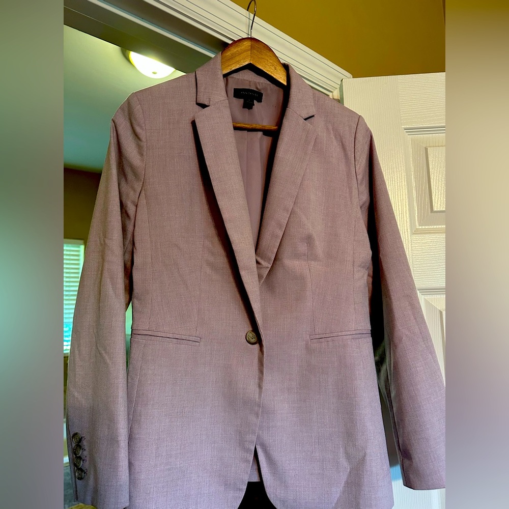 Light purple suit set. Skirt size 6, Jacket size 6 and Pants size 8
